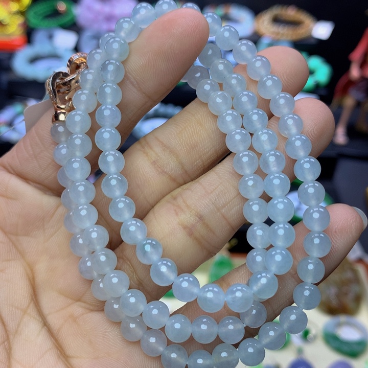 翡翠手链未镶嵌翡翠 5.9 