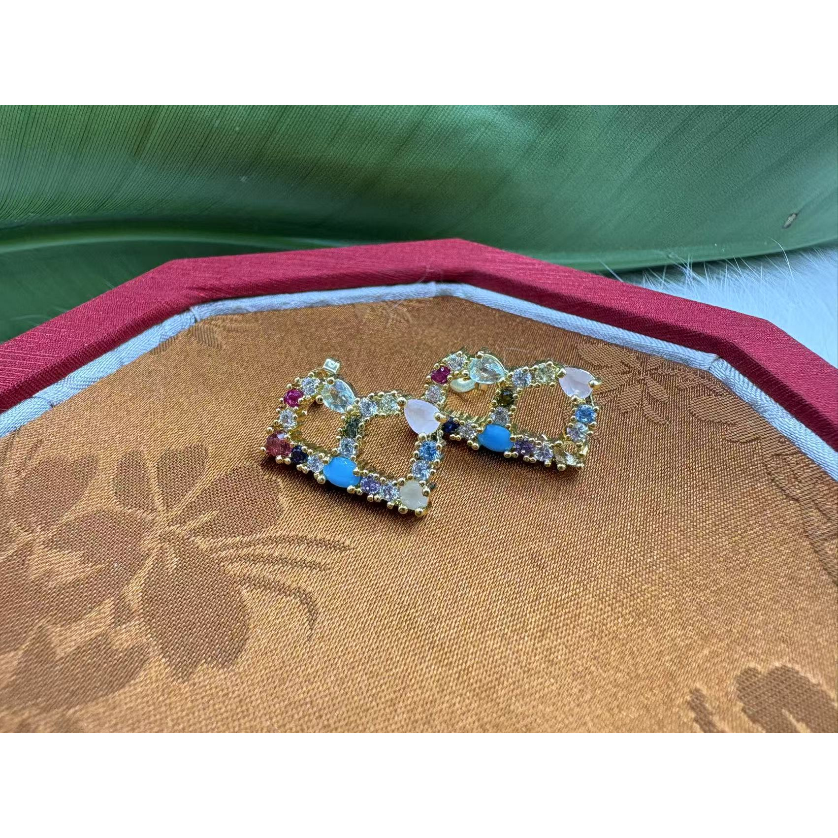 【缅贸甄选】KC306高端时尚设计耳钉多样发一