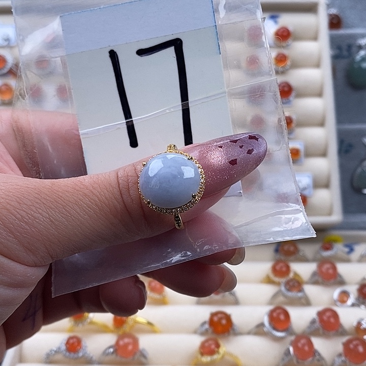 翡翠未镶嵌戒指缅甸