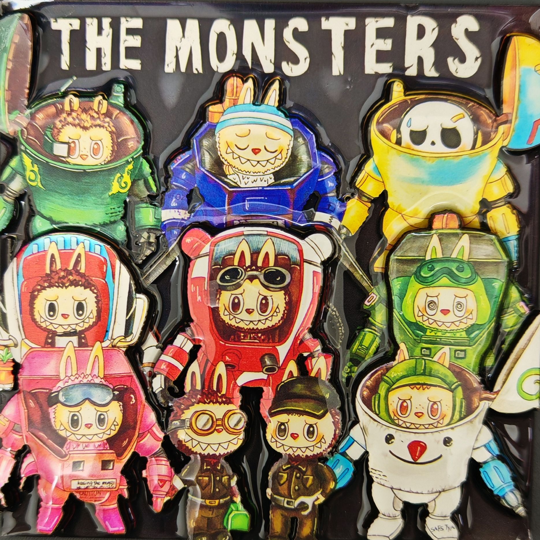 【对对碰】许愿+对对碰下单默认代拆拉布布朵拉叨茉莉手工冰箱贴