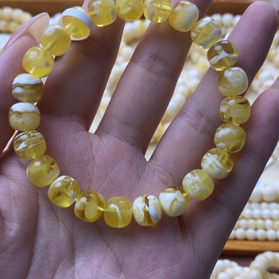 云****琥珀未镶嵌手链琥珀