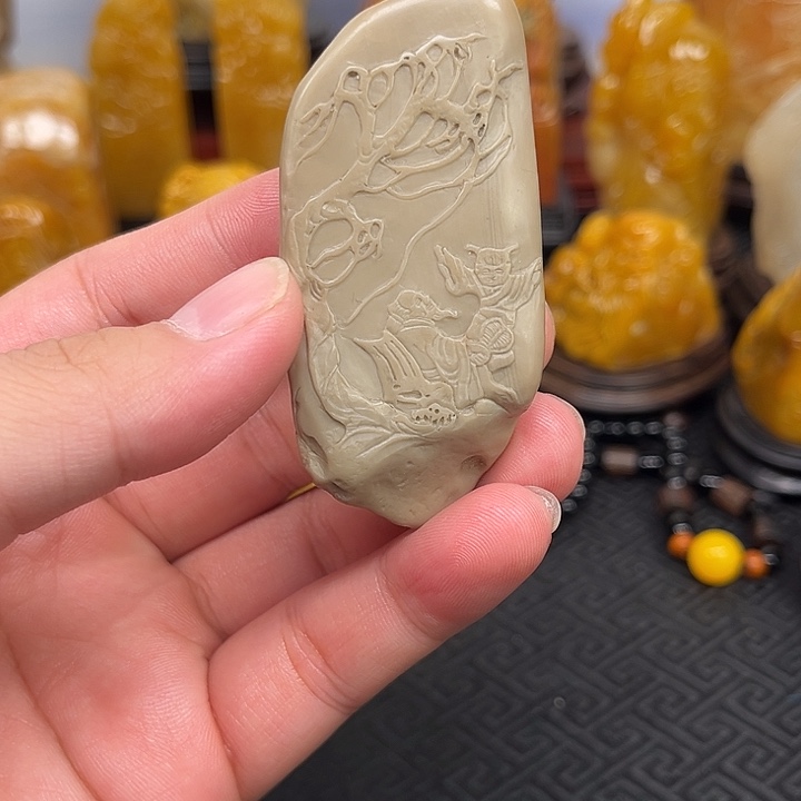 田黄石田黄作品欣赏