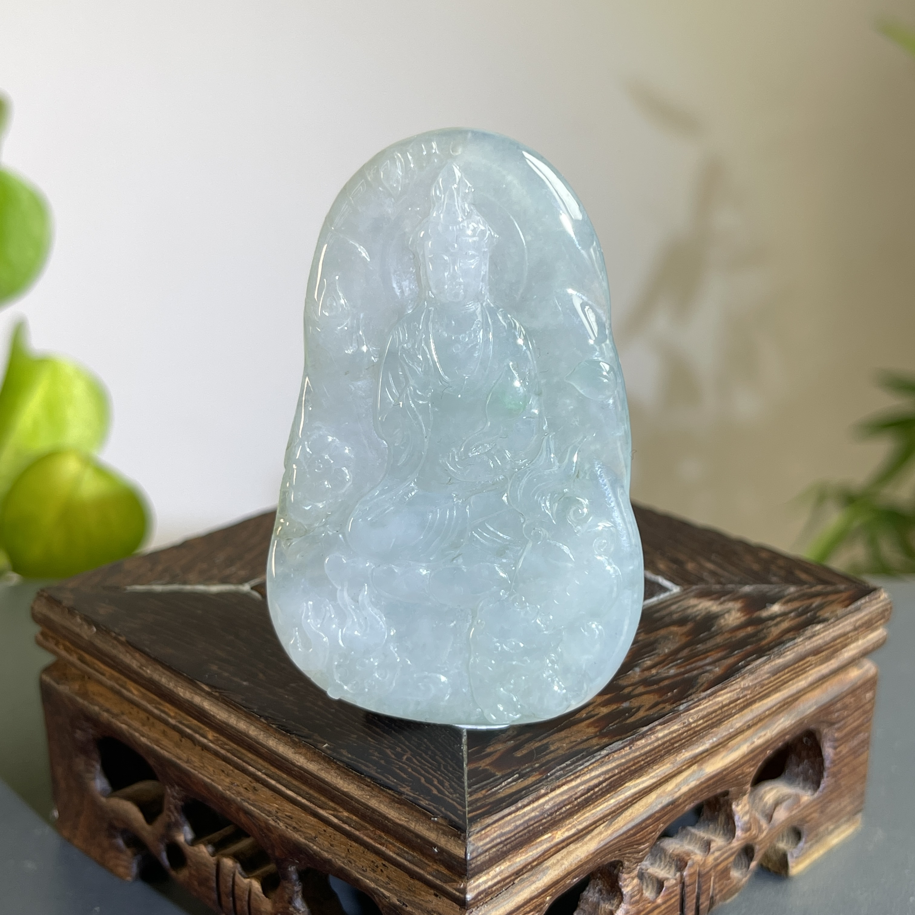 JCB05-67  天然缅甸A货翡翠 文殊