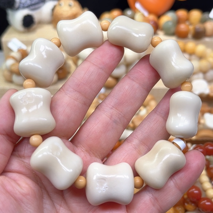 菩提根/象牙果手串爪香皂瑕1-22-50