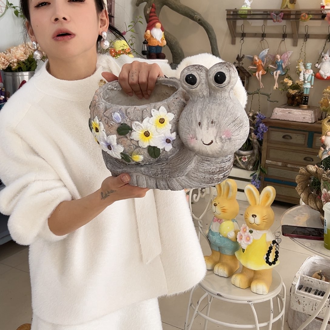 大***堡花园摆件红红火火