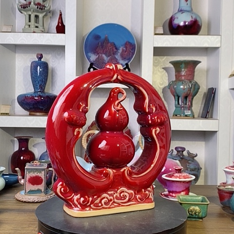 摆件禹州神后钧瓷原产地~