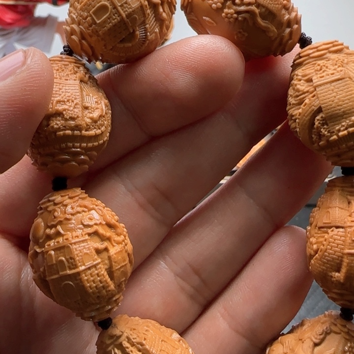 橄榄核手串/手链橄榄核手串雕刻