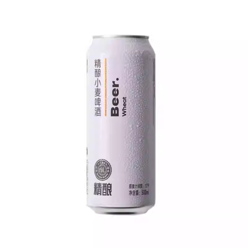 【DL啤酒】胖东来 精酿小麦啤酒12°P 500ml/瓶