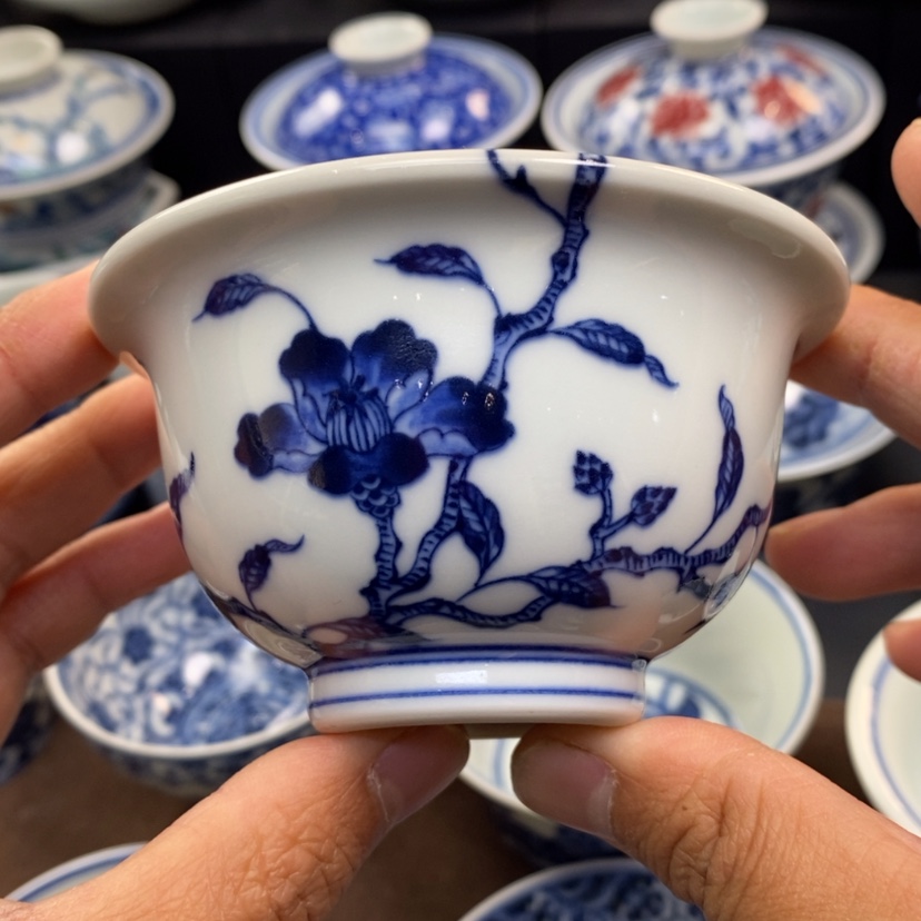 【闪购商品】景德镇青花主人杯