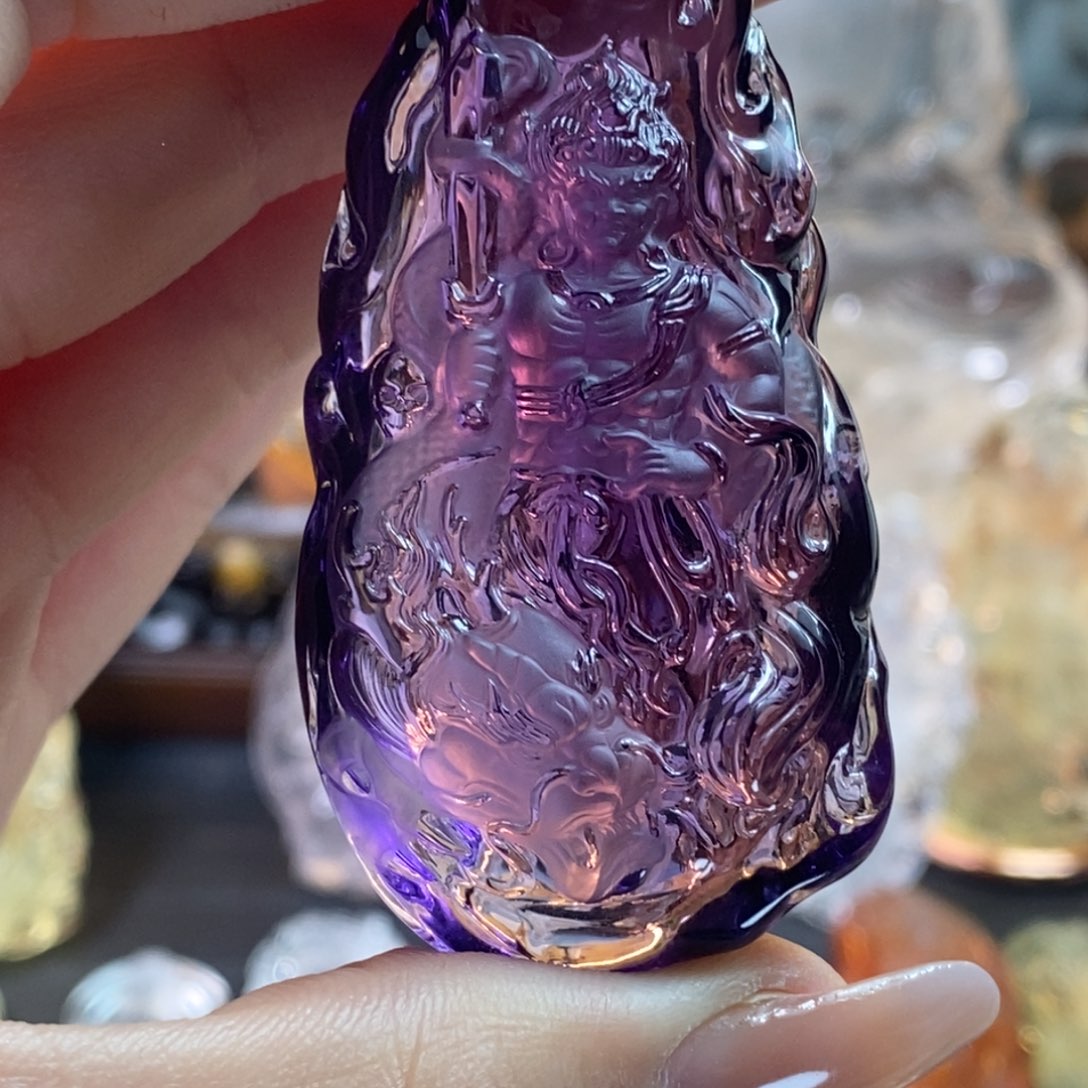 水晶颈饰未镶嵌贺*吊坠