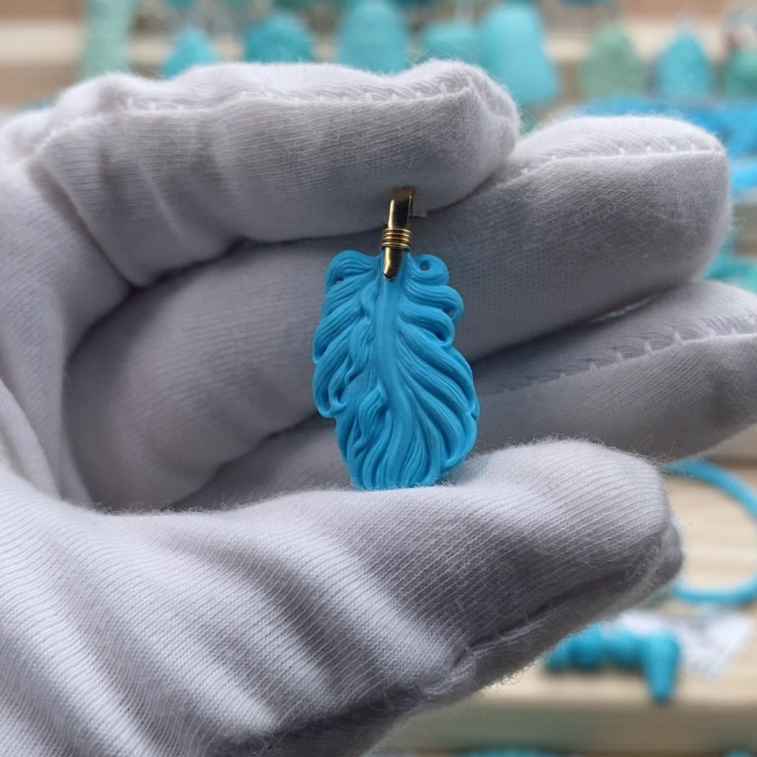 绿松石珠宝奇石未镶嵌