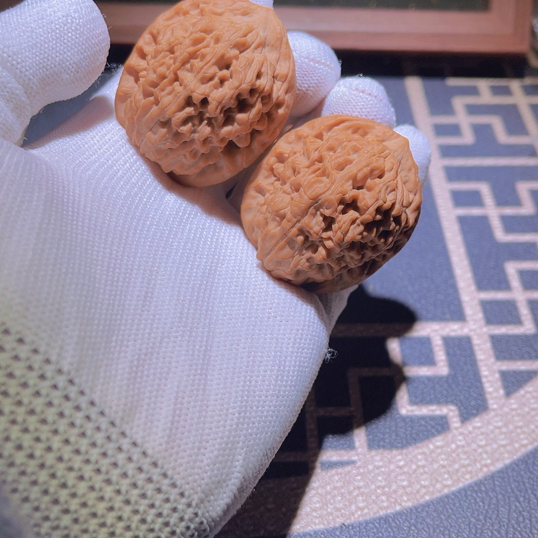 把件文玩核桃死****吃莲花