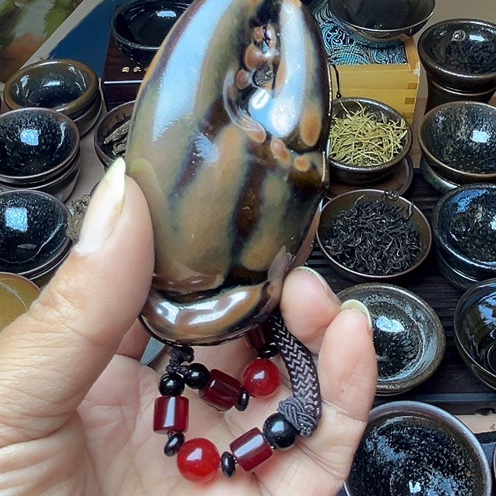 茶宠一品堂柴烧茶宠蟹钳