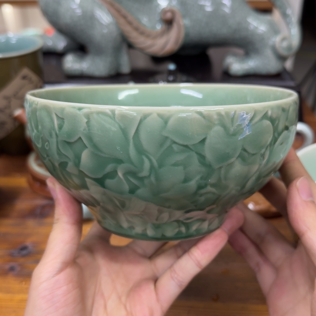 龙泉青瓷茶具微瑕2205