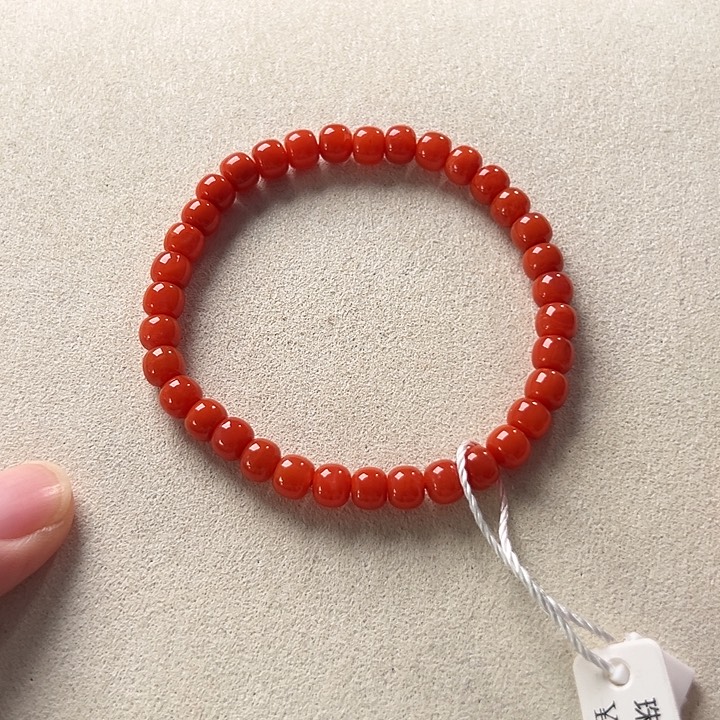 南红玛瑙未镶嵌手串