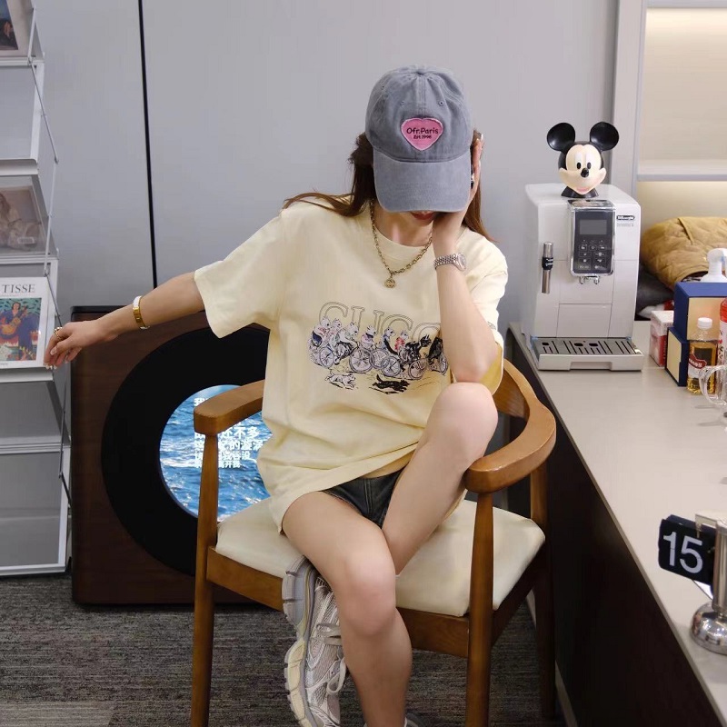 2025春夏新款猫咪运动会短袖T029