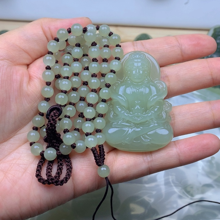 和田玉未镶嵌颈饰九*