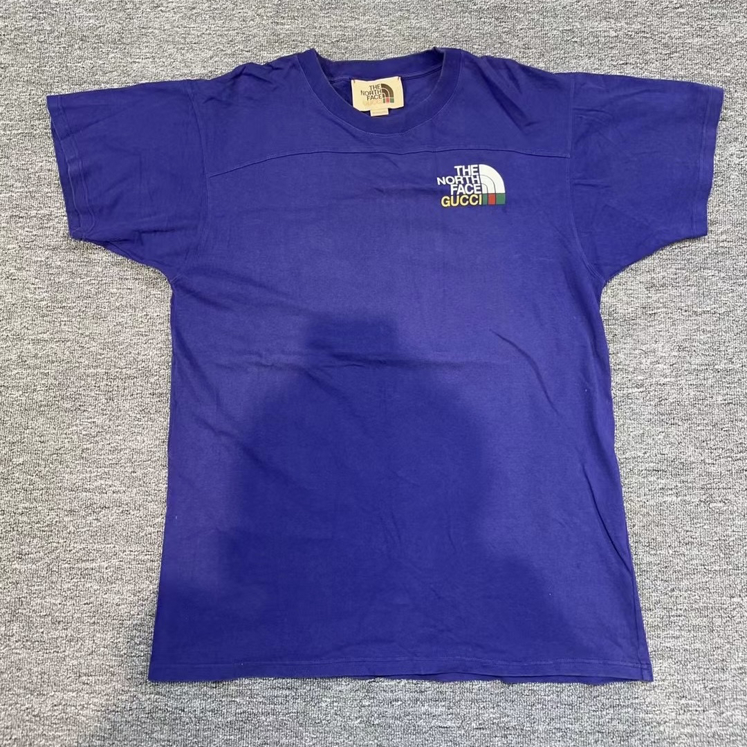 99新 GUCCI/古驰  tnf联名雪山短袖/尺码：S