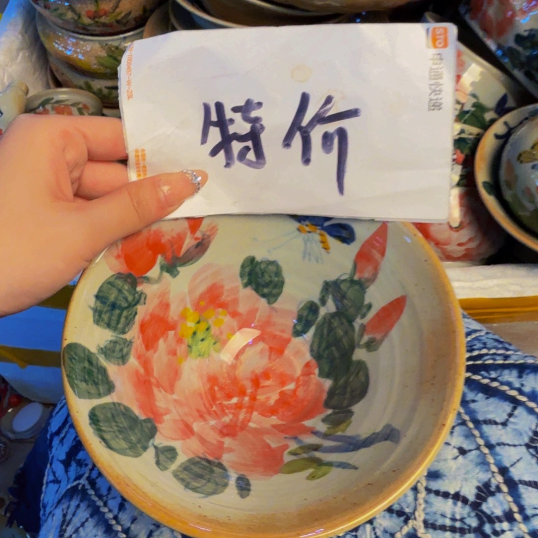 瓷片景德镇陶瓷手工手绘