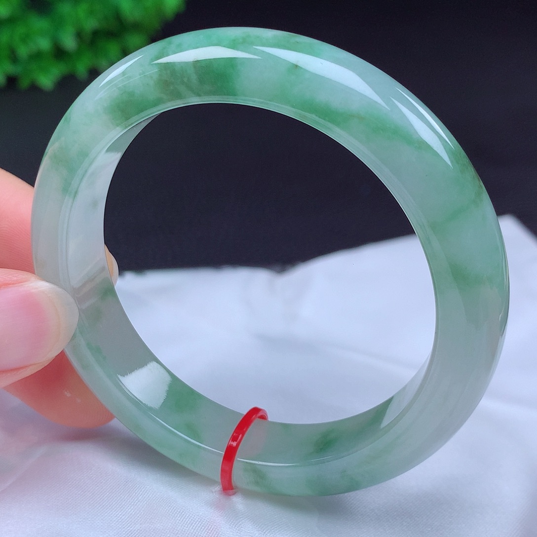 翡翠未镶嵌手镯56圈431529