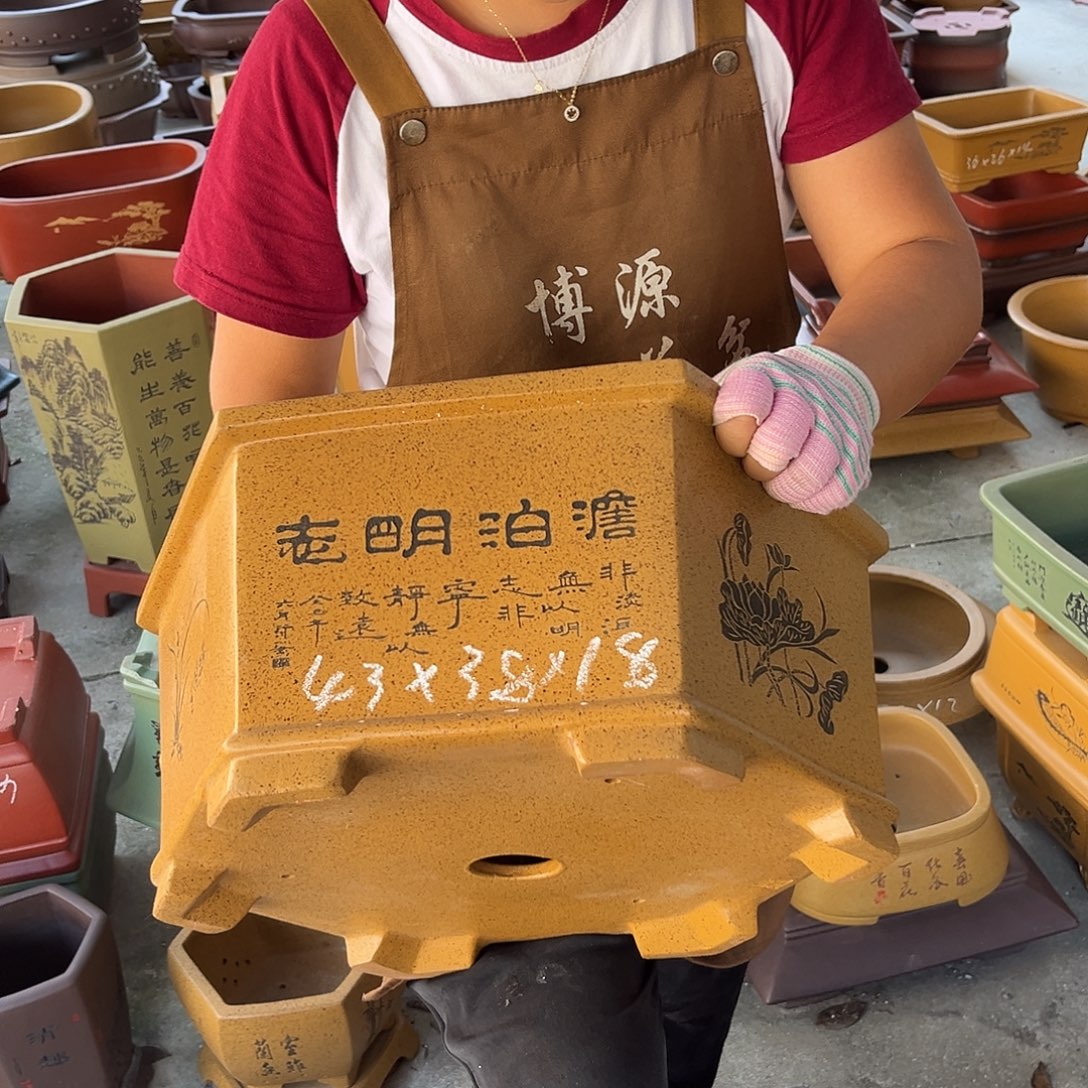 紫砂花盆盆景艺术