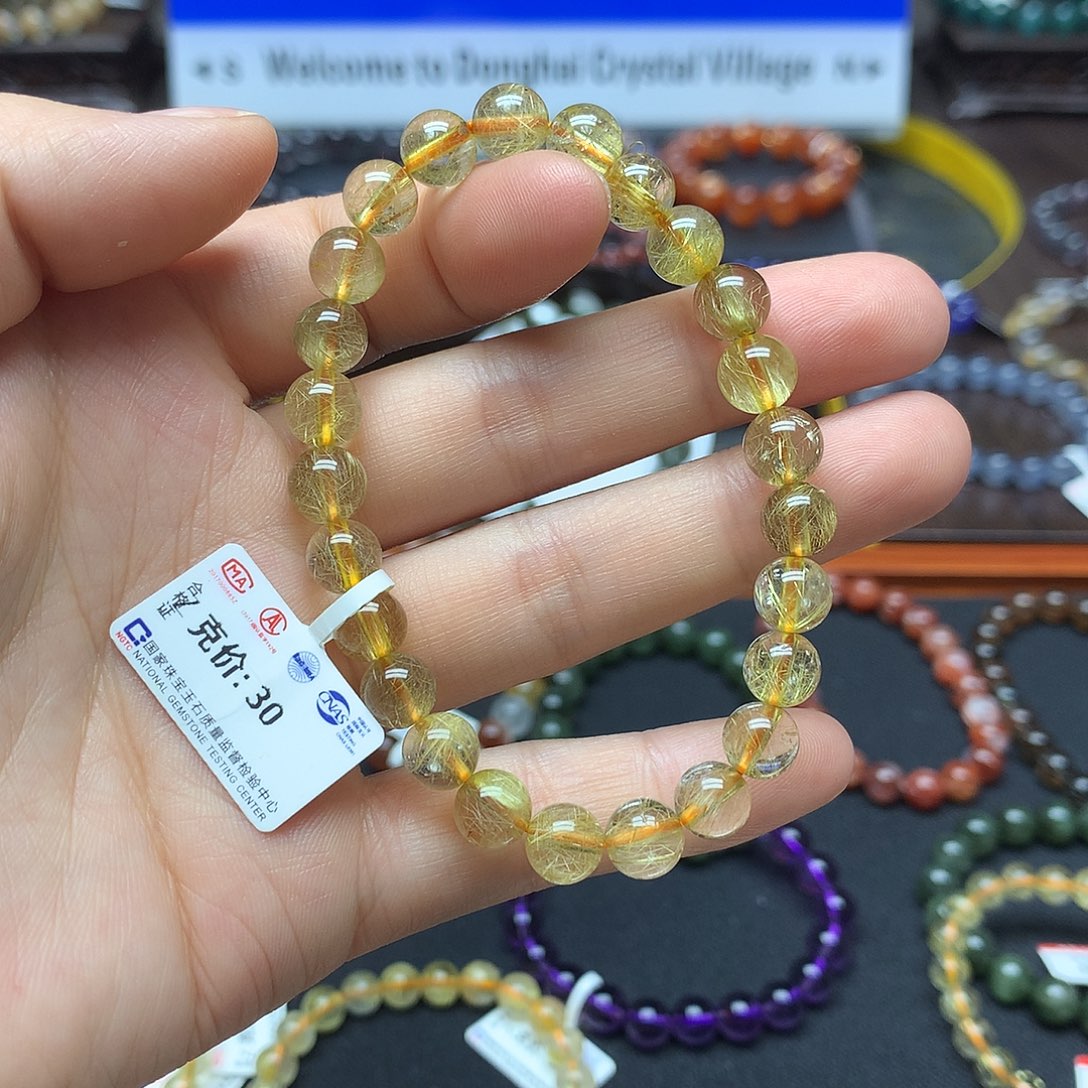 水晶手链未镶嵌手链