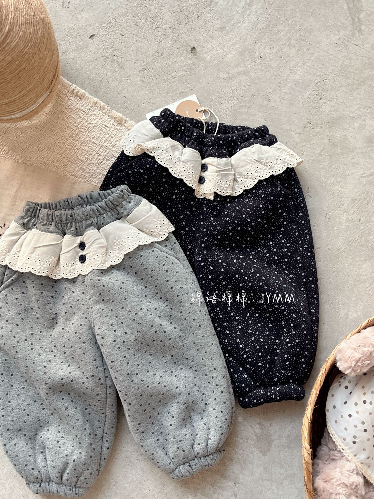 女宝加绒裤子秋冬款女宝宝冬款加绒加厚一条过冬