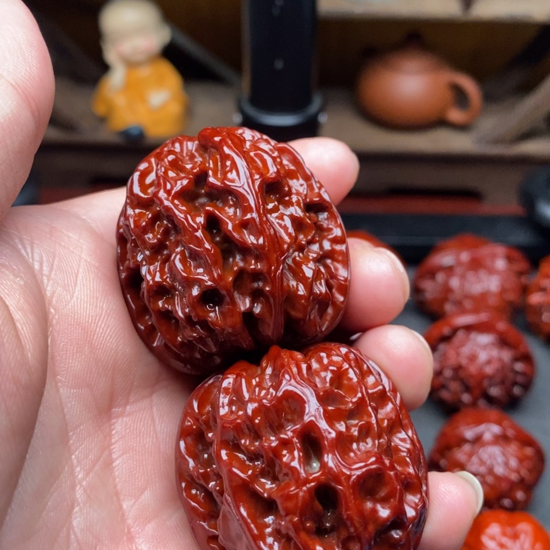 吊坠文玩核桃38野生