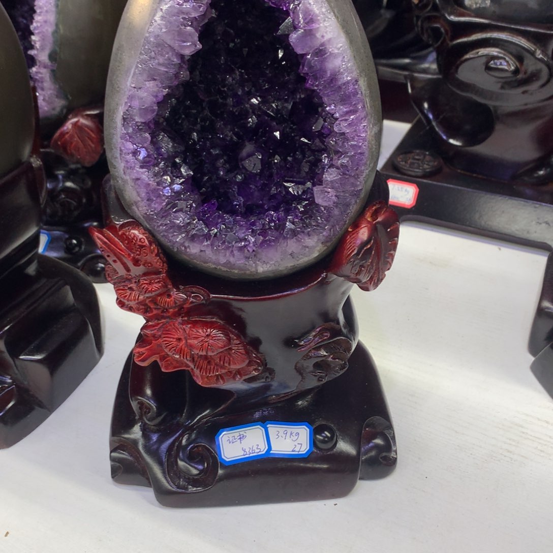 水晶摆件未镶嵌小潘恐龙蛋