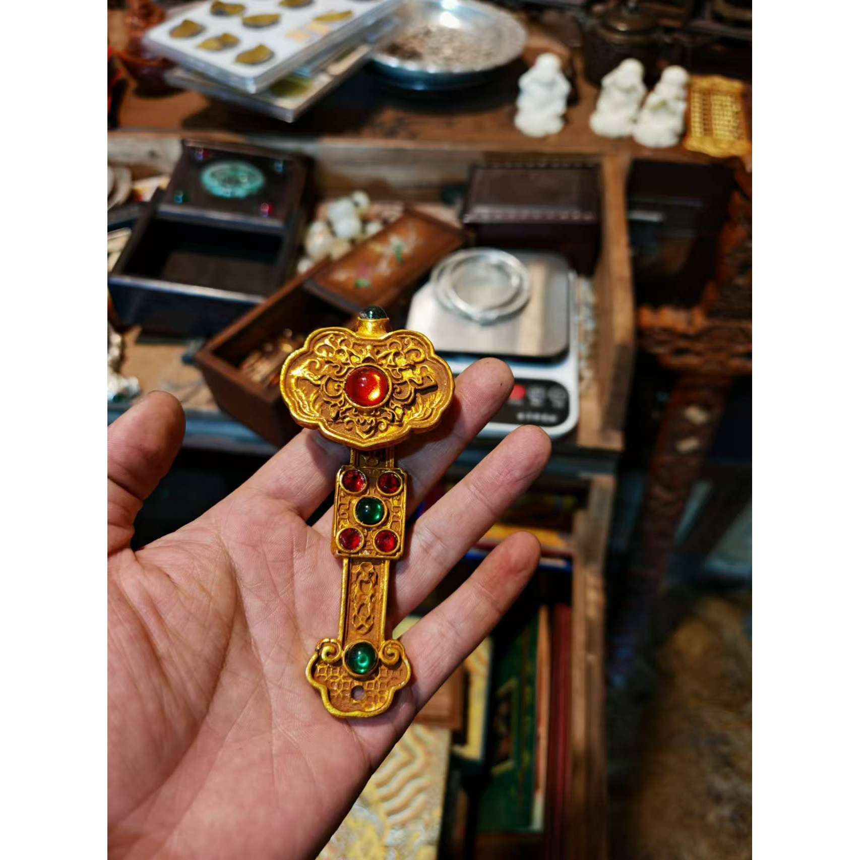 家居饰品如意 流水摆件仿古工艺品