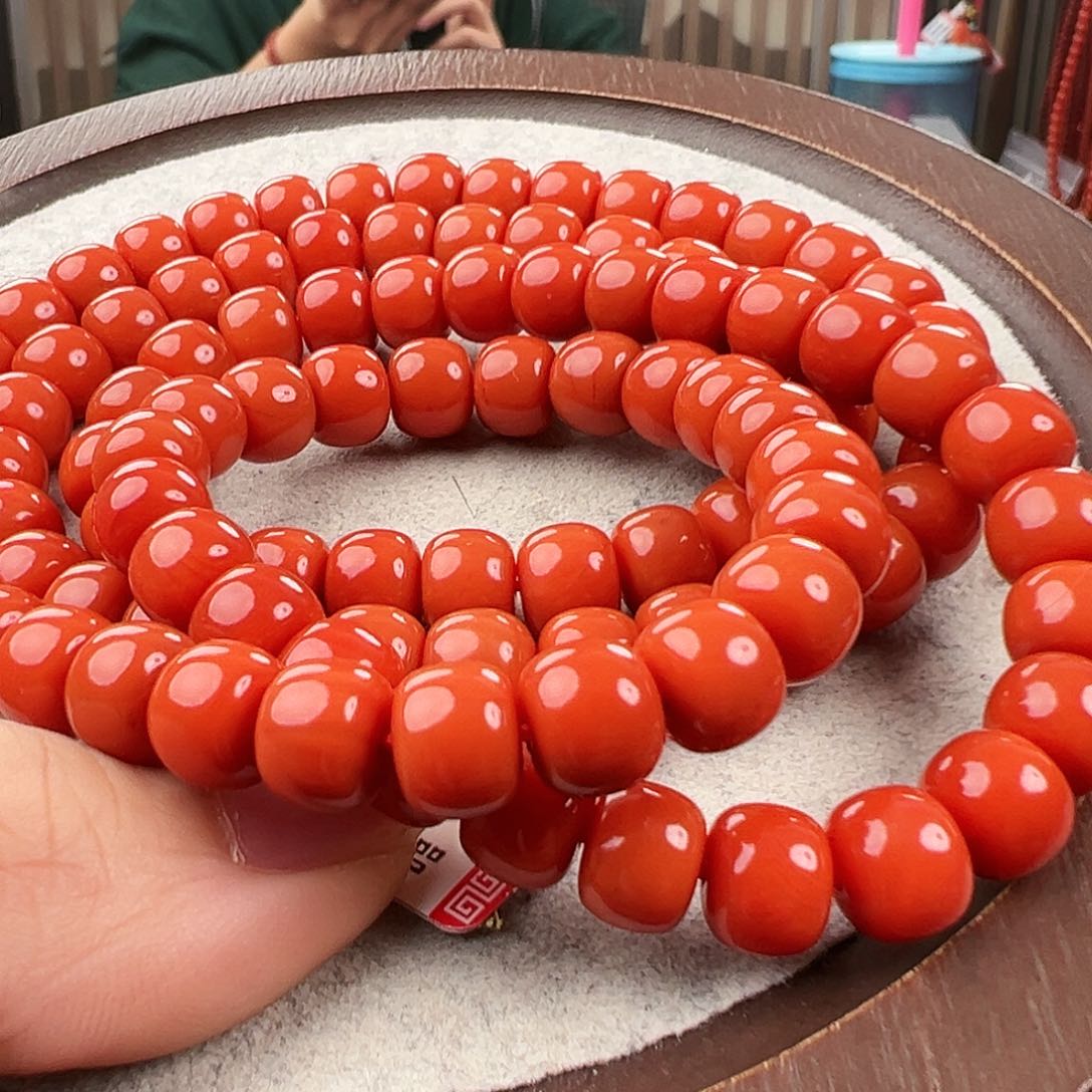 南红玛瑙多圈未镶嵌