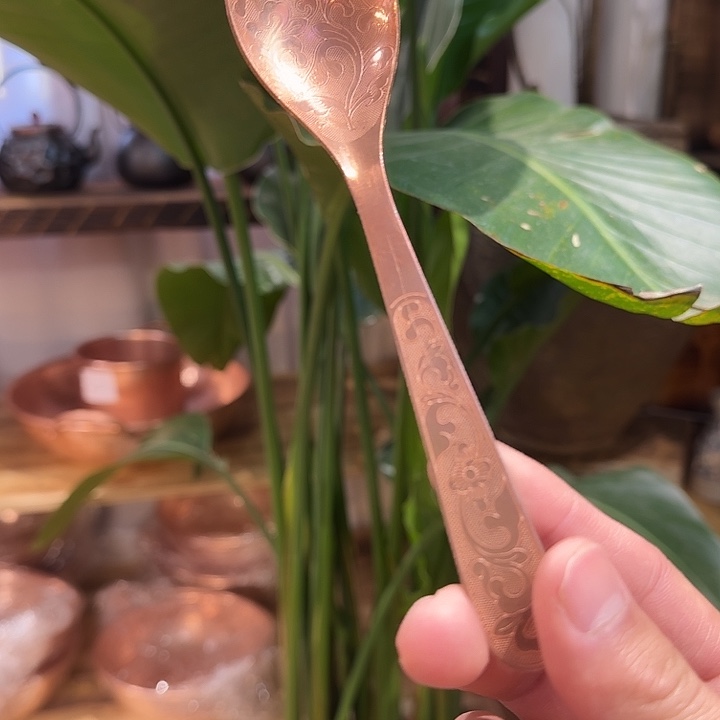 紫铜手工制作摆件一个