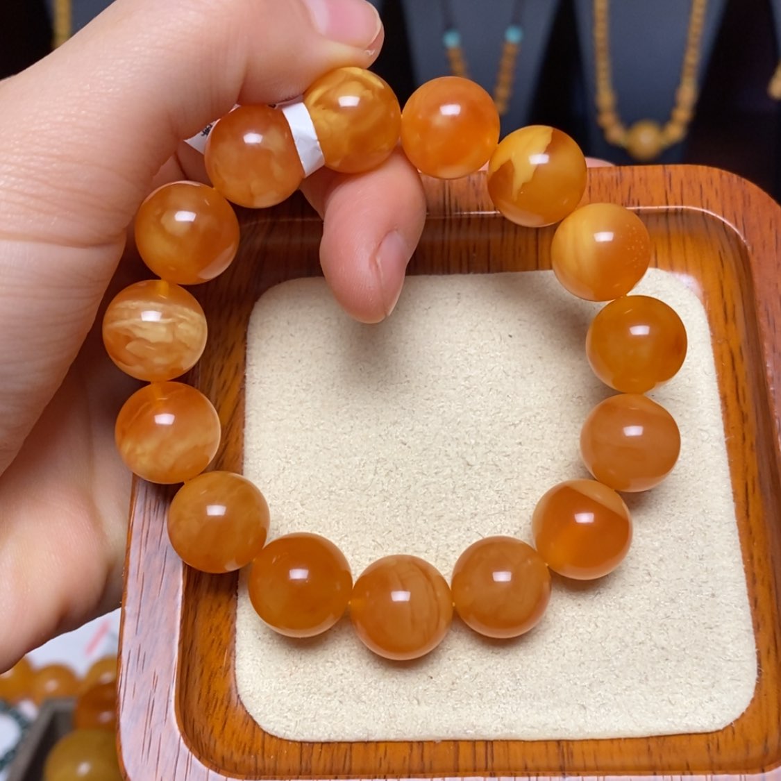 【闪购商品】未镶嵌蜜蜡手链手串