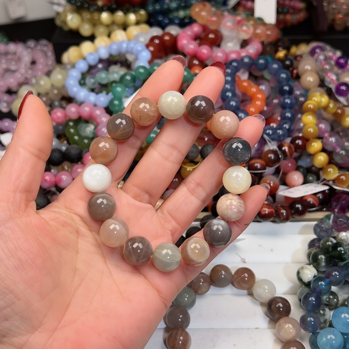 【闪购商品】烟晶手链银S925镶嵌我**界241