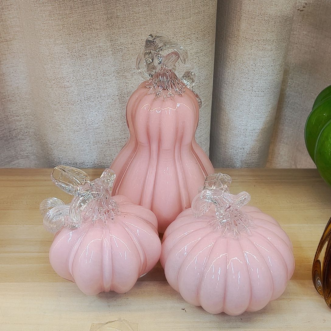 3个南瓜家悦美居琉璃工艺品