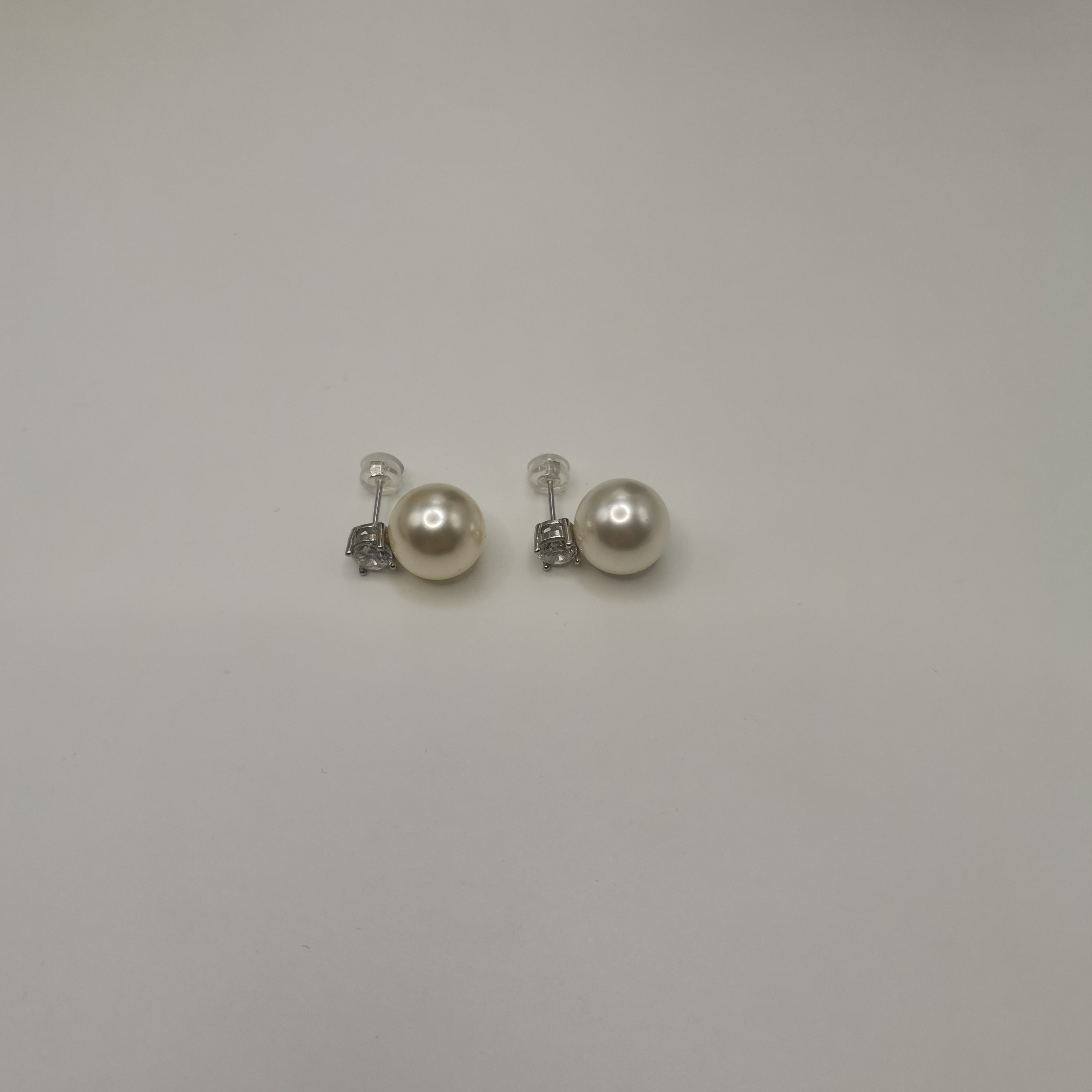 非金属仿珍珠耳饰 高亮奥地利仿珍珠王妃款经典百搭简约耳钉耳饰