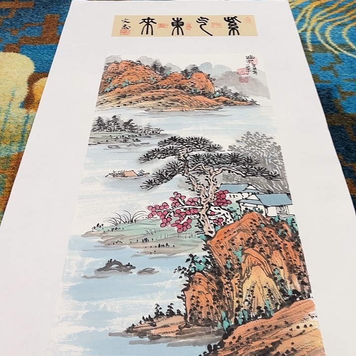 国画姜国华先生国际原作