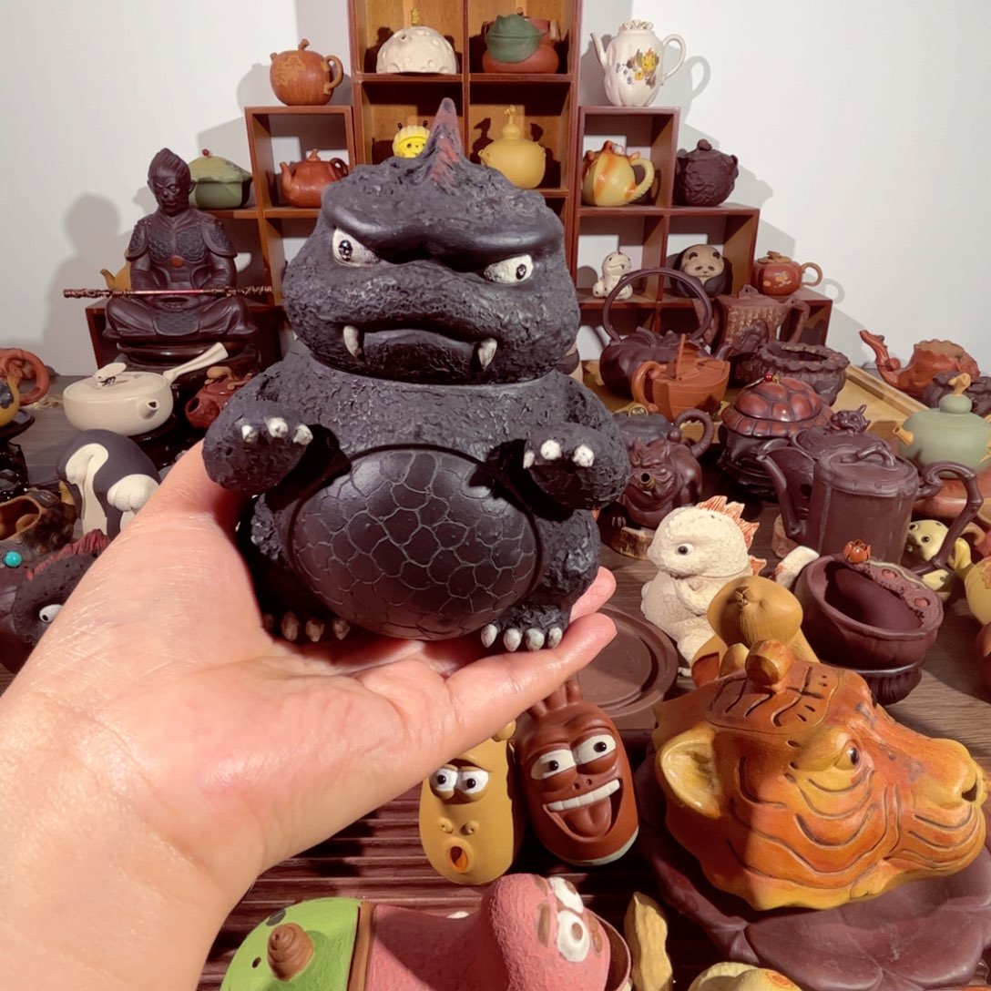 紫砂茶壶糖*?纯手工制作过程非常