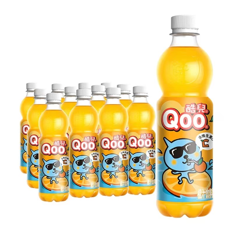 【酷儿橙汁】可口可乐美汁源酷儿橙汁饮料450ml