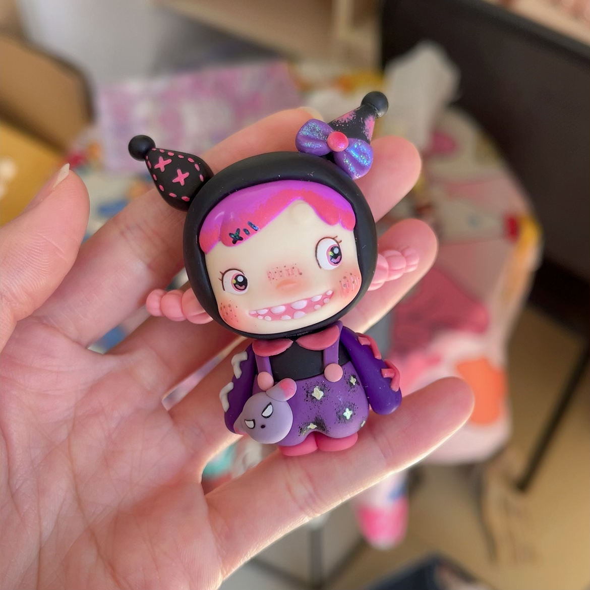 土妞粘土手作摆件挂件