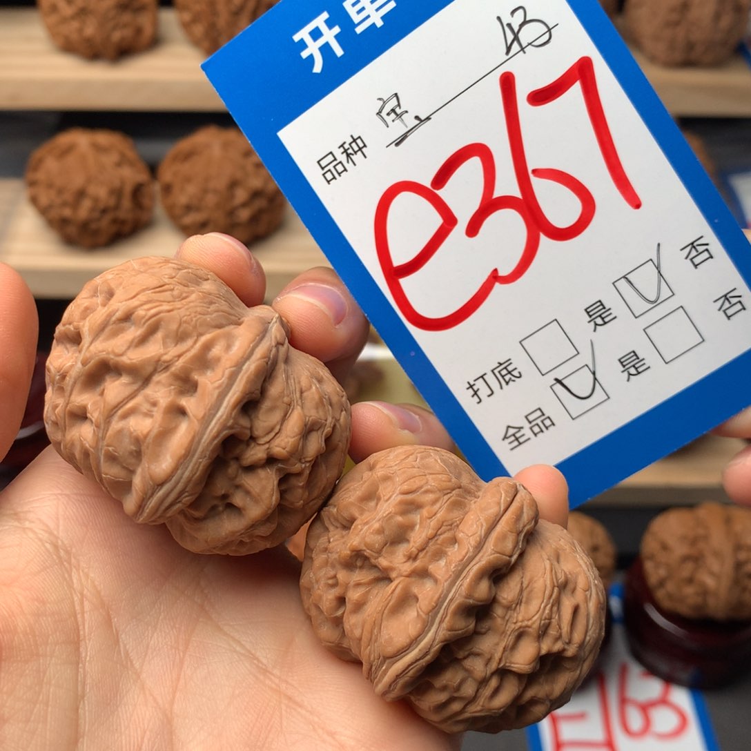 文玩核桃把件367号 元宝全品
