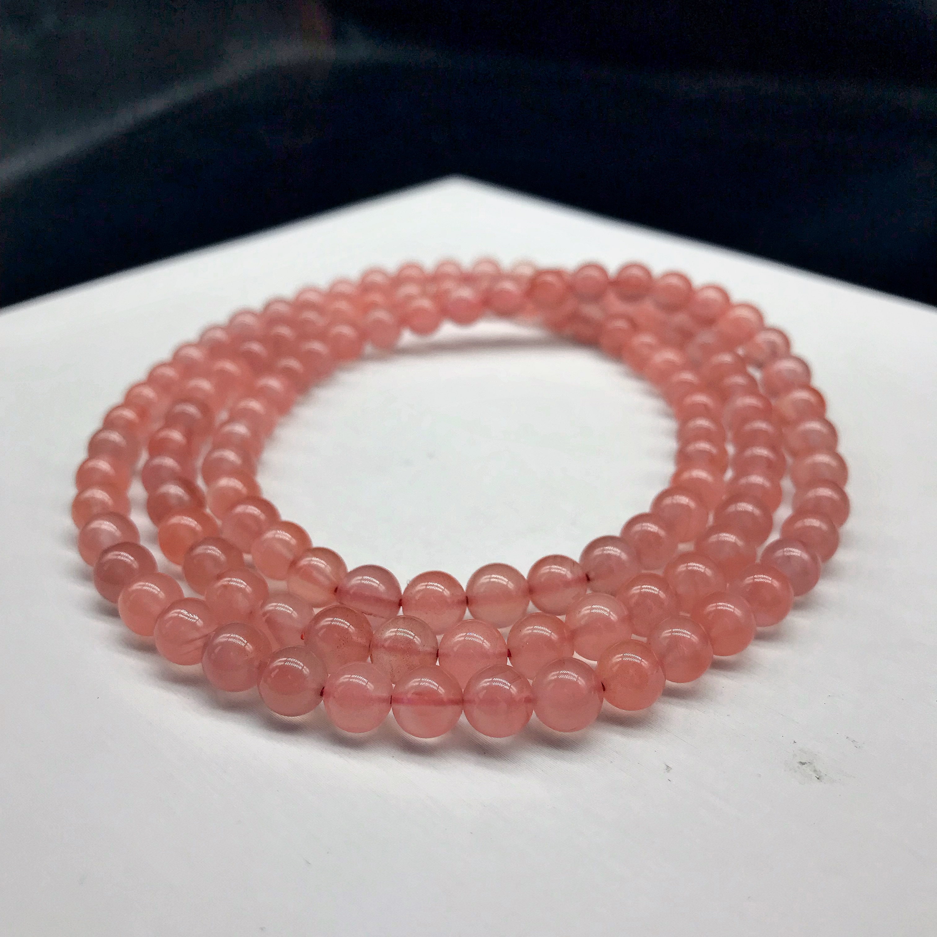 【鼎利源】南红保山冰红精美时尚冰粉多圈6mm（多样式发其一）