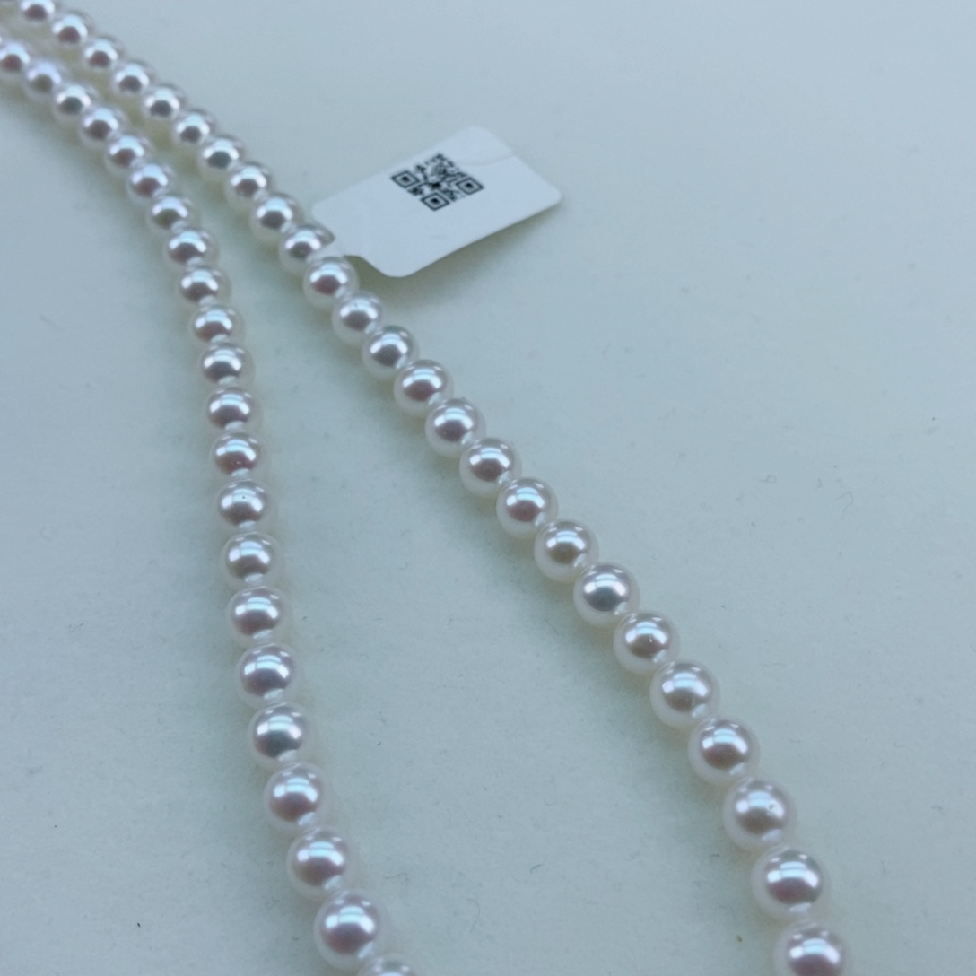 银S925镶嵌淡水珍珠5.5/6极强光炫彩媲美海水