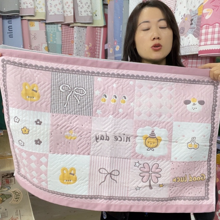 棉特价粉色百福图