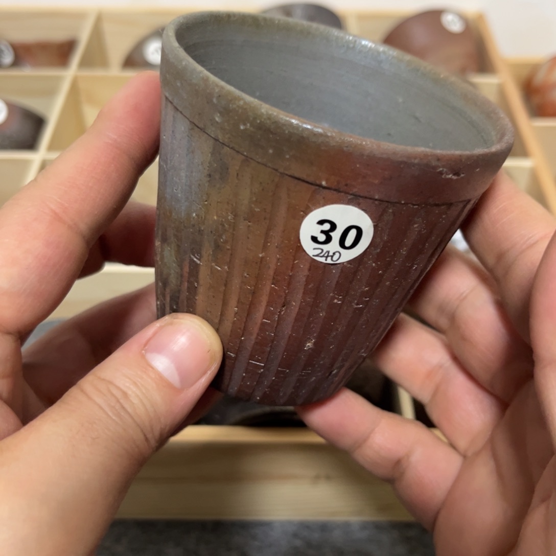 铃木美基备前茶杯