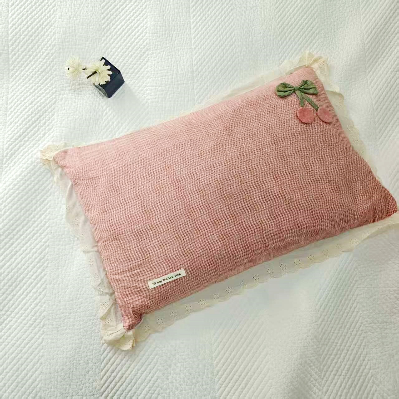 慧安妮塔木耳边荞麦壳助睡眠颈椎枕单人枕套成人枕头一只装