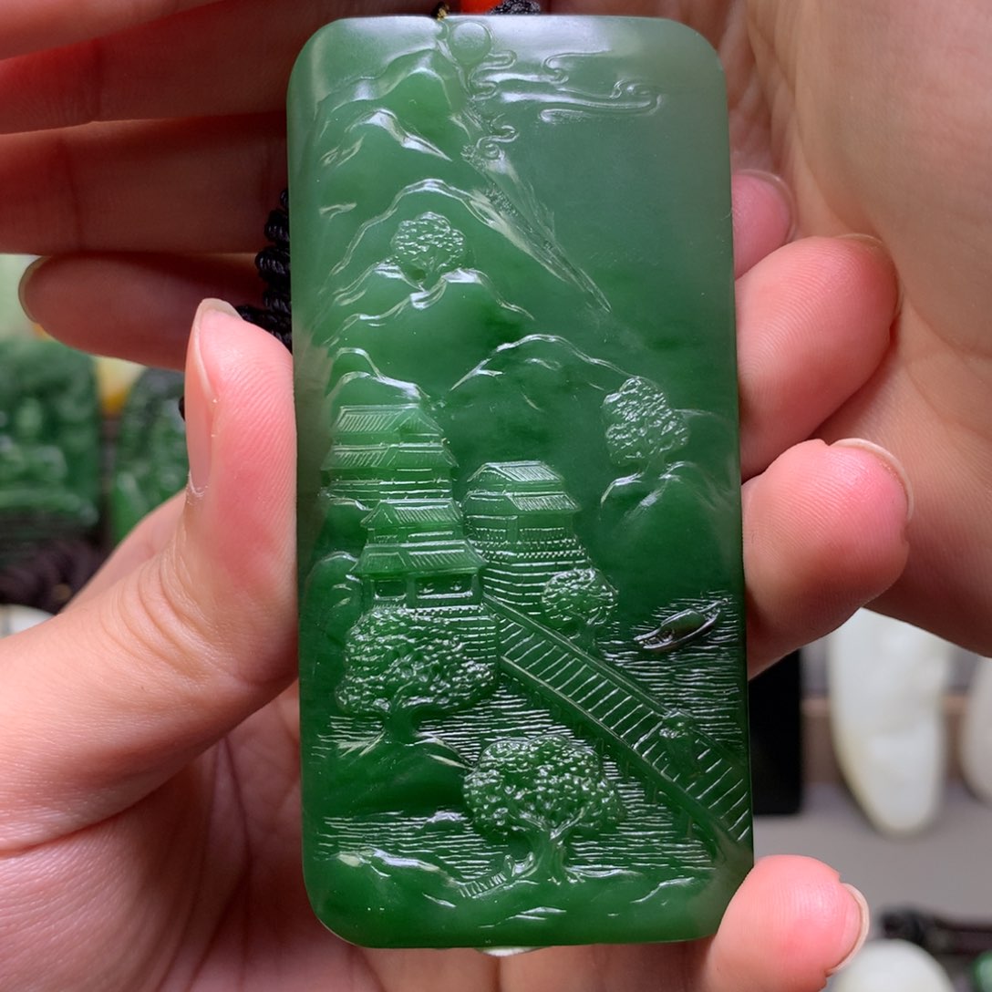 和田玉挂件未镶嵌