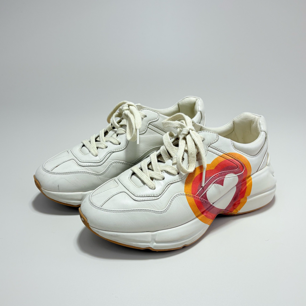 95新 GUCCI/古驰 GUCCI古驰爱心老爹鞋37.5码 95新13791