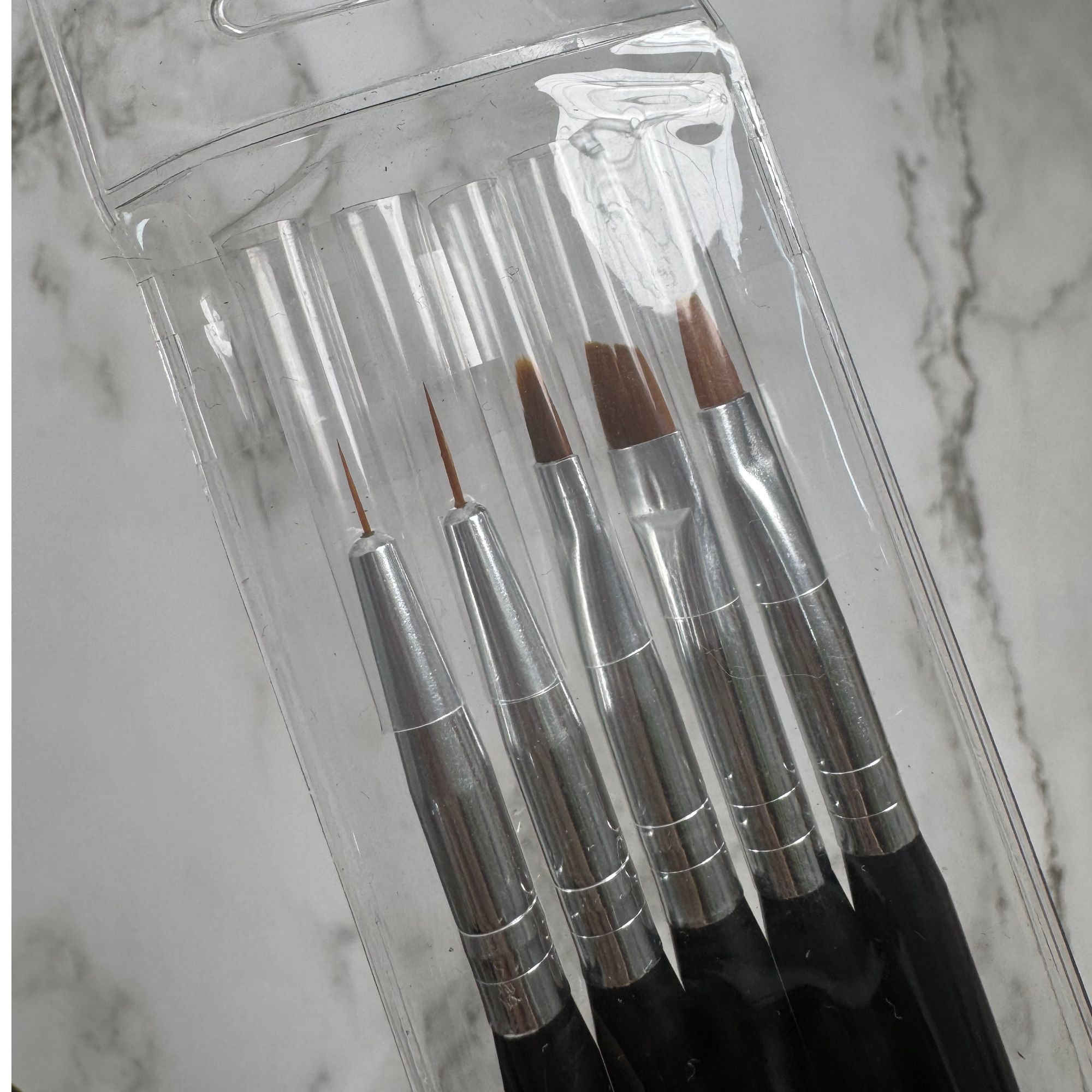 美博会福利品 美甲笔刷套装高端专用套笔5支美甲笔刷齐全