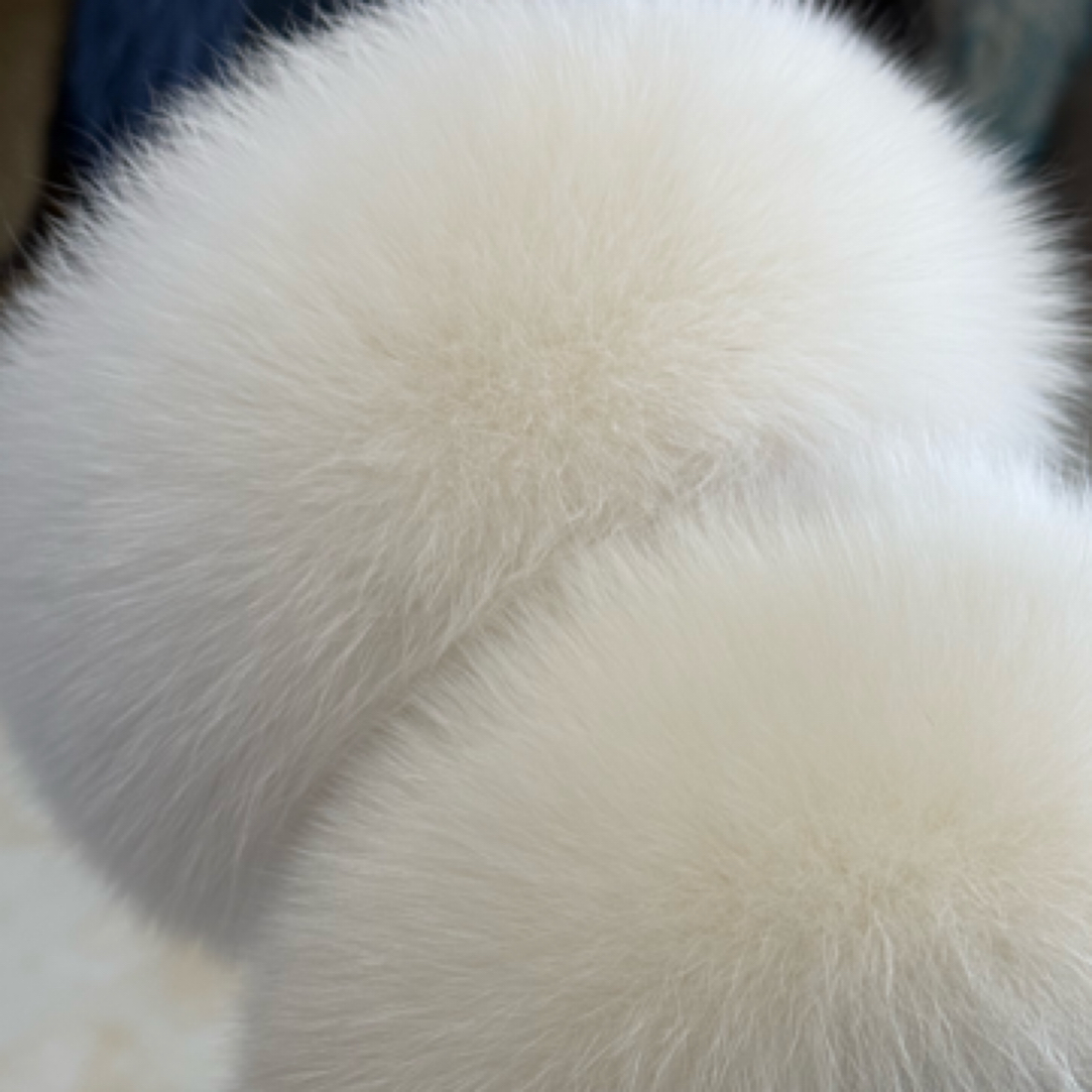 女秋冬纯色袖套冬季通用米白色大衣袖口